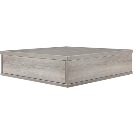 Lorell Contemporary Laminate Sectional Tabletop, Charcoal 86935
